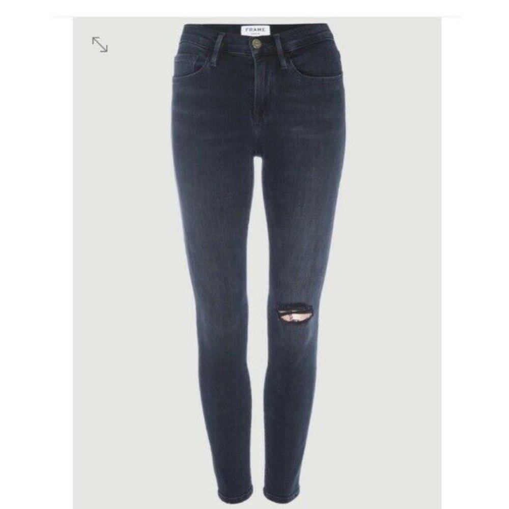 Frame Le Skinny De Jeanne jeans size 26 Distressed